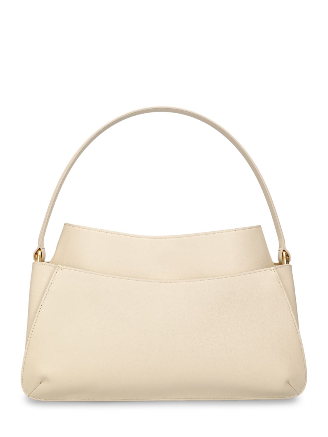 Shop Neous Erid Leather & Suede Shoulder Bag In White