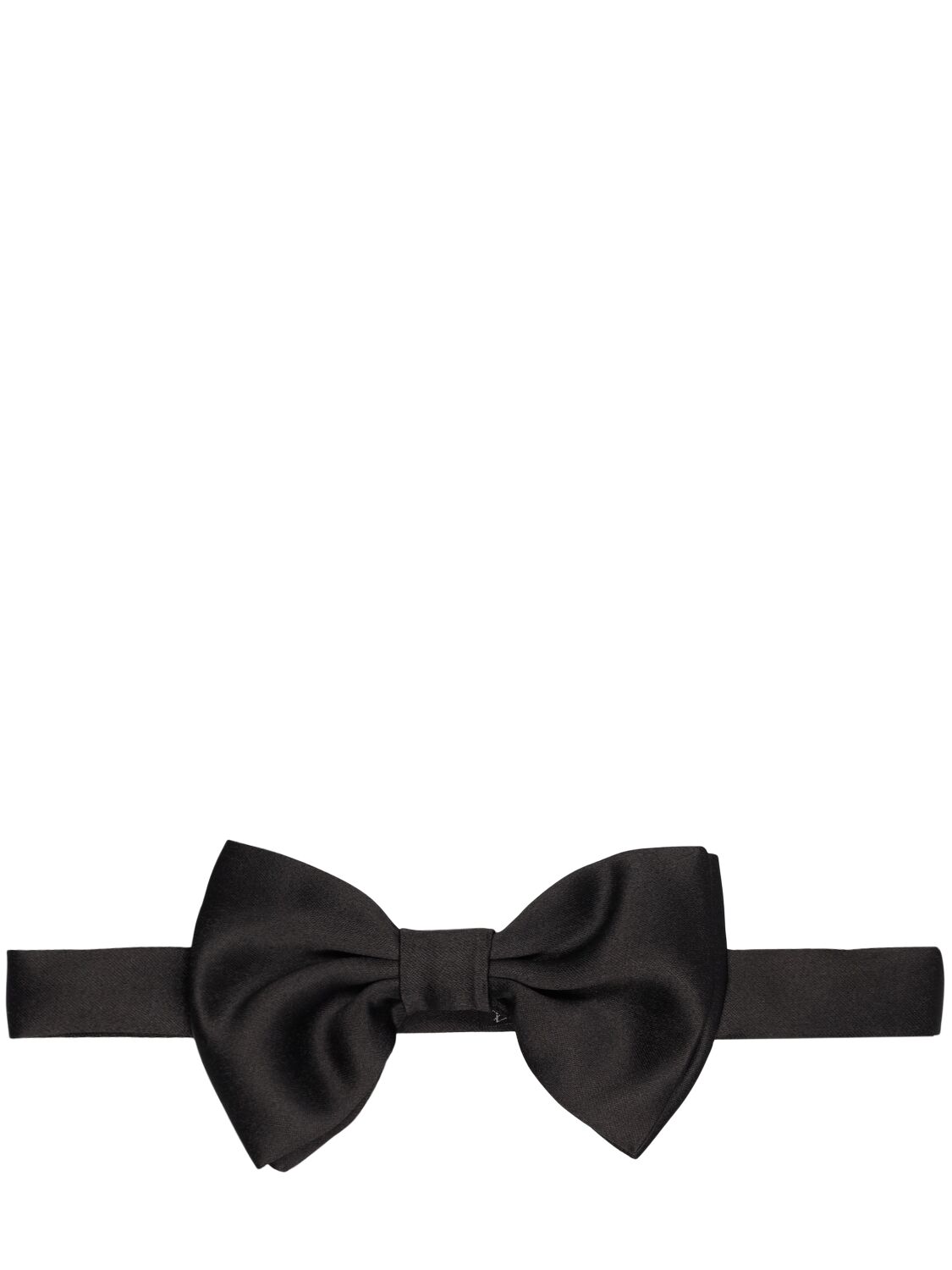 Tagliatore Plain Tech Bow Tie In Black