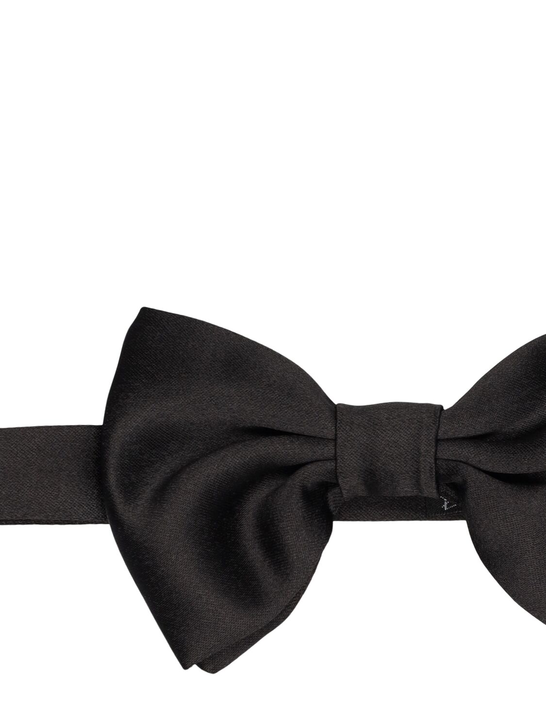 Shop Tagliatore Plain Tech Bow Tie In Black