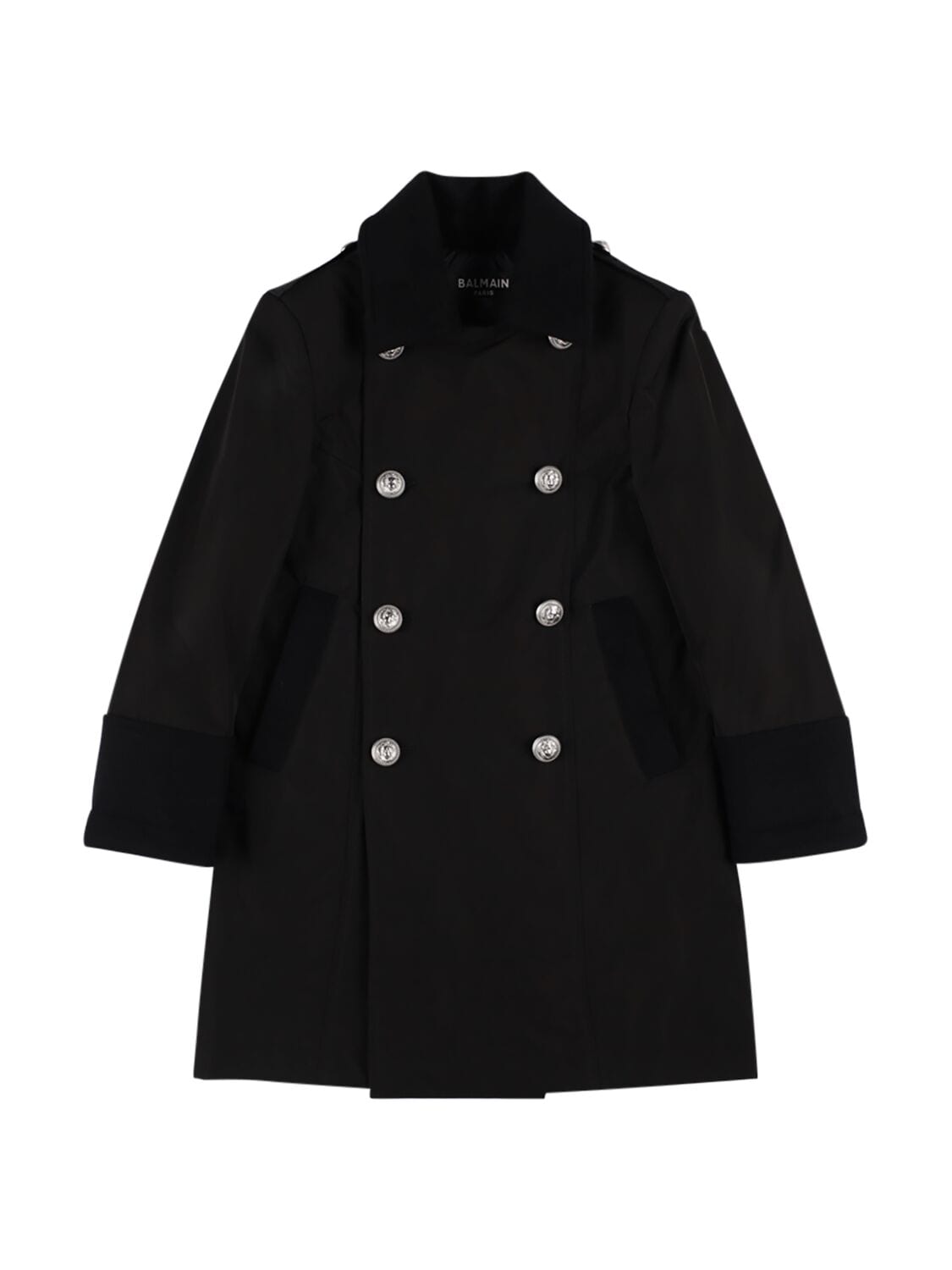 Cotton Blend Double Breast Coat