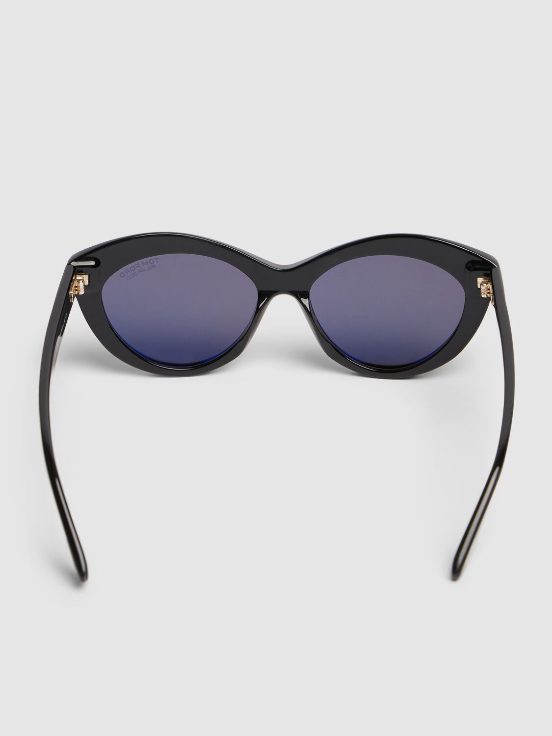 Shop Tom Ford Toni Acetate Sunglasses In Black,smoke