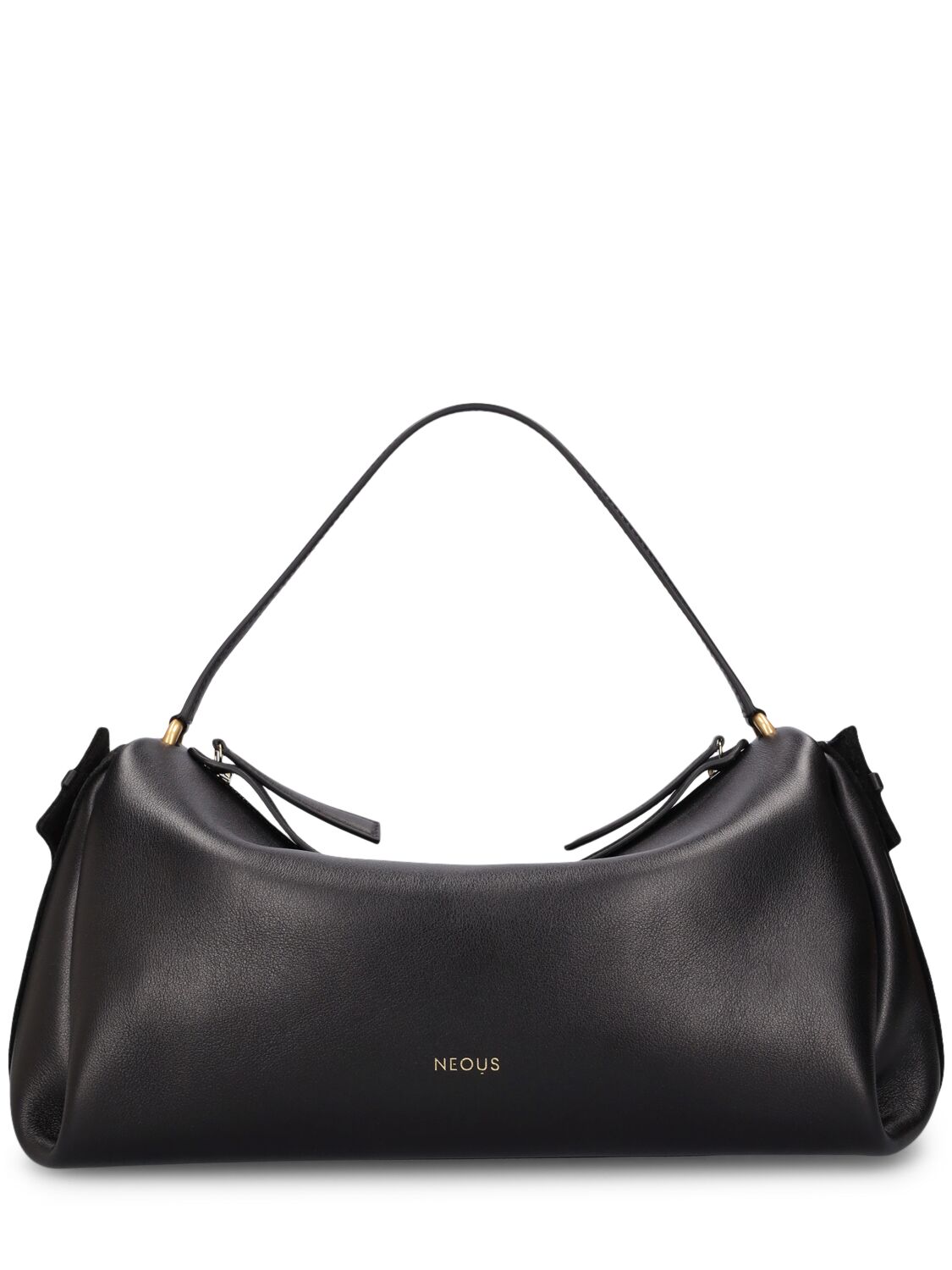 Neous Scorpius Leather Shoulder Bag In 블랙
