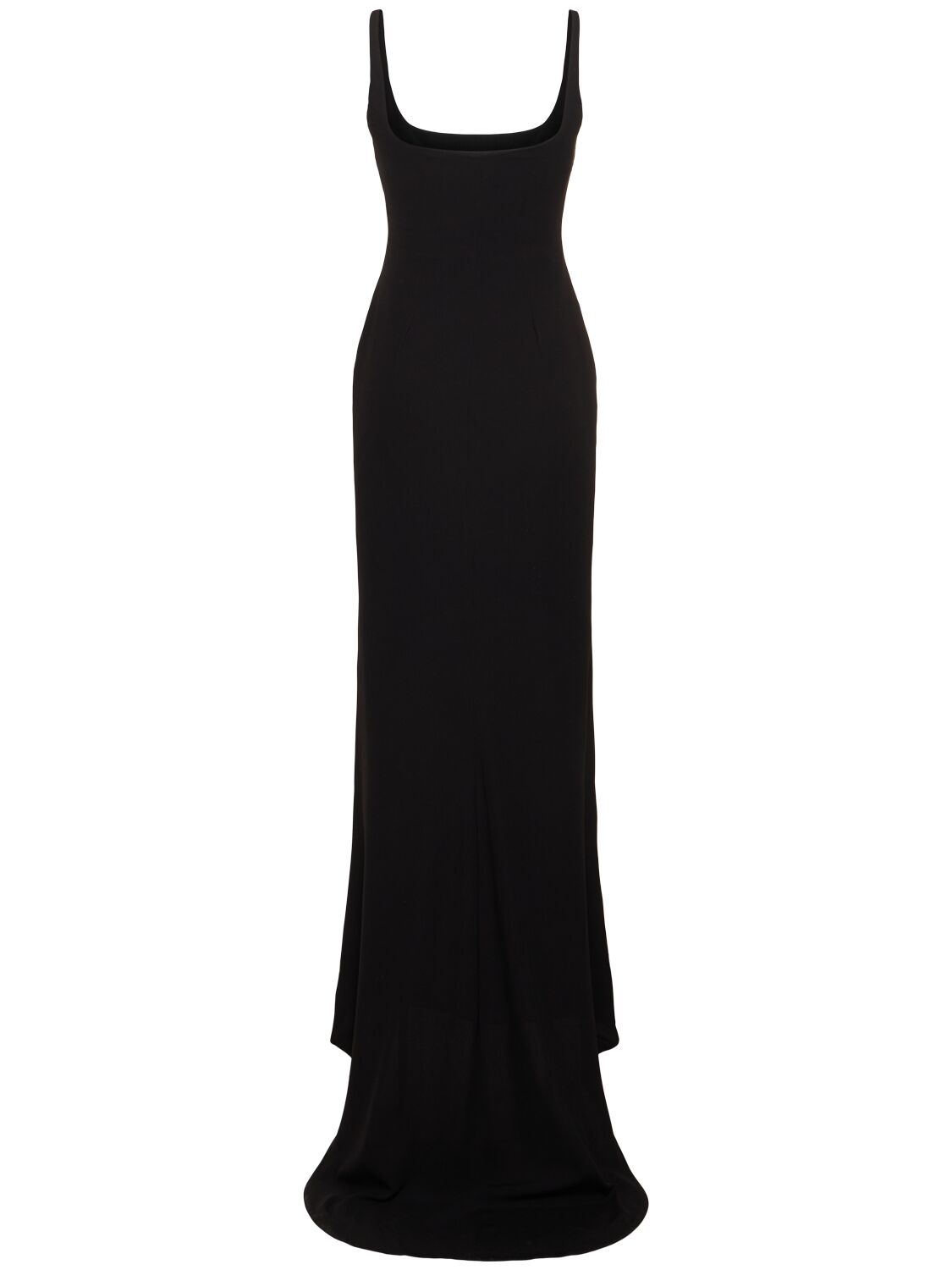 Shop 16arlington Electra Crepe Gown In Black