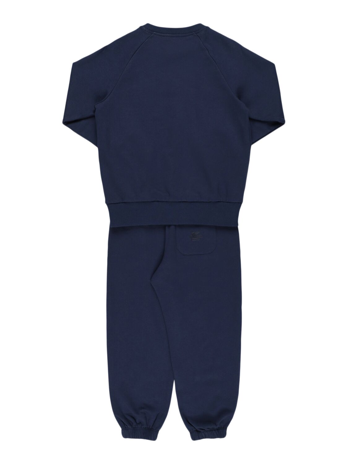 Shop Etro Cotton Blend Sweatshirt & Pants In Navy