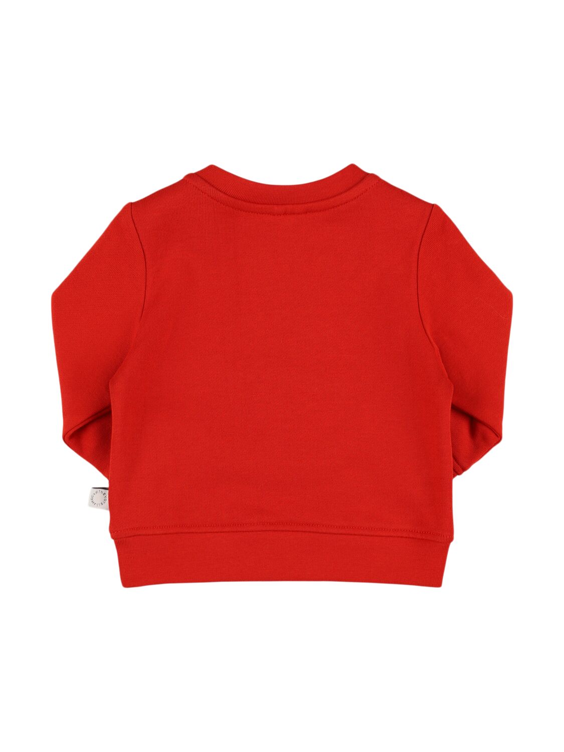 Shop Stella Mccartney Cotton Sweatshirt In Red