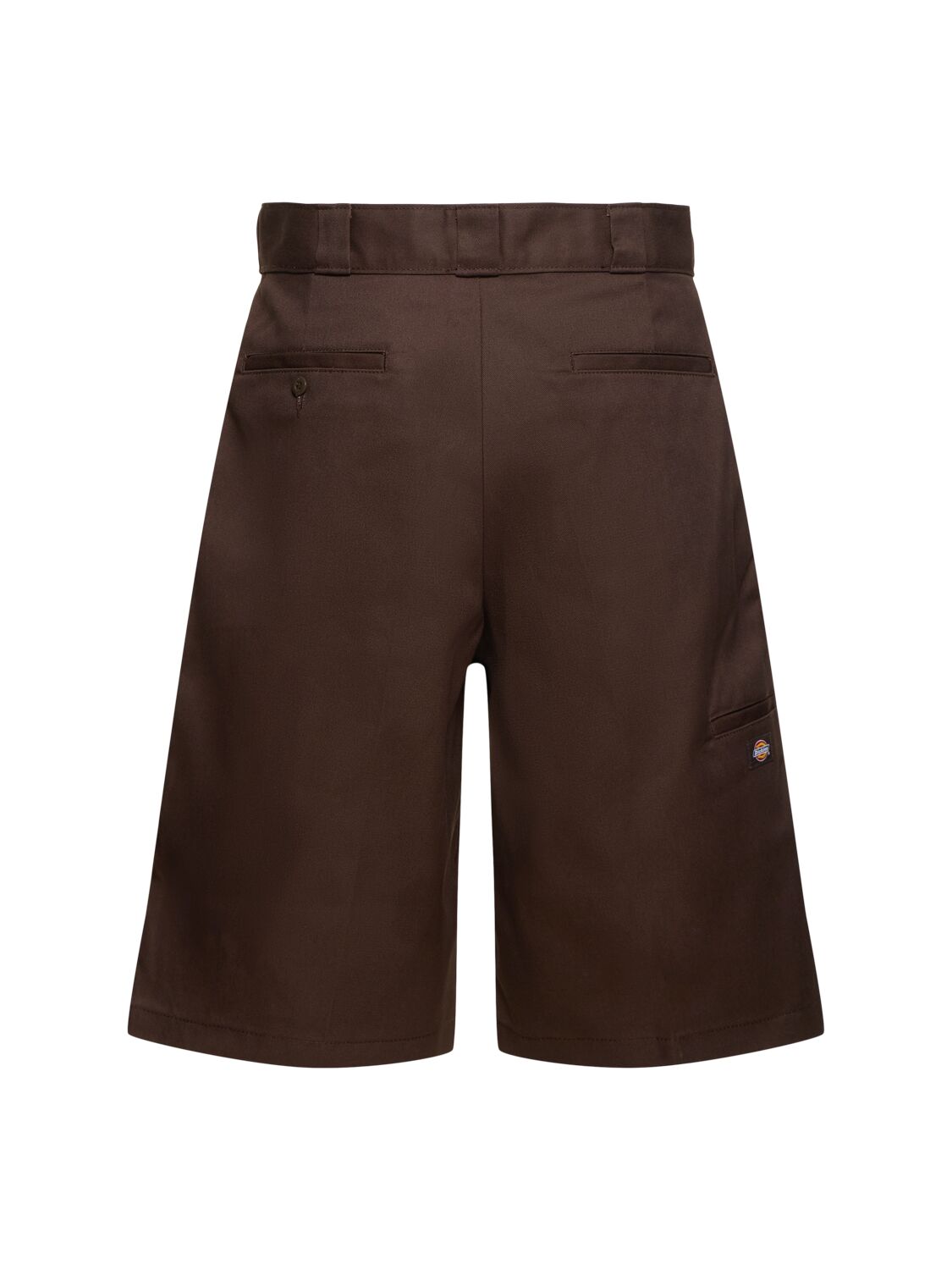 Shop Dickies 13" Multi-pocket Cotton Blend Shorts In 다크 브라운
