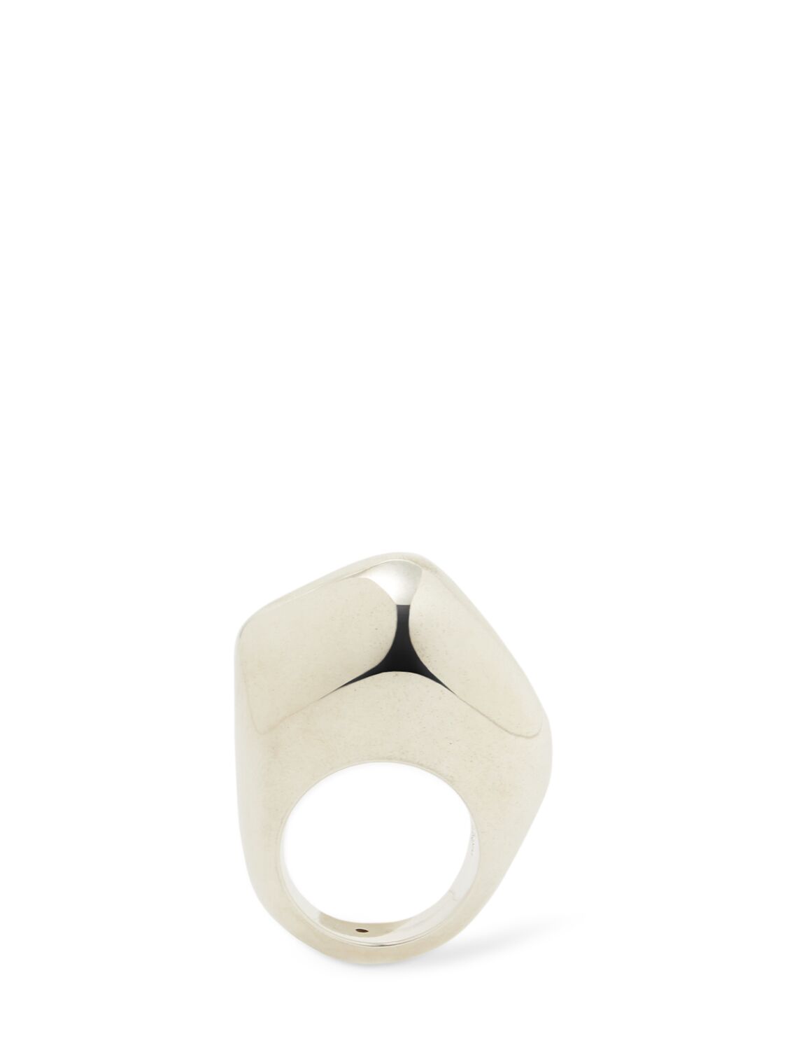 Shop Bottega Veneta Fin Sterling Silver Ring