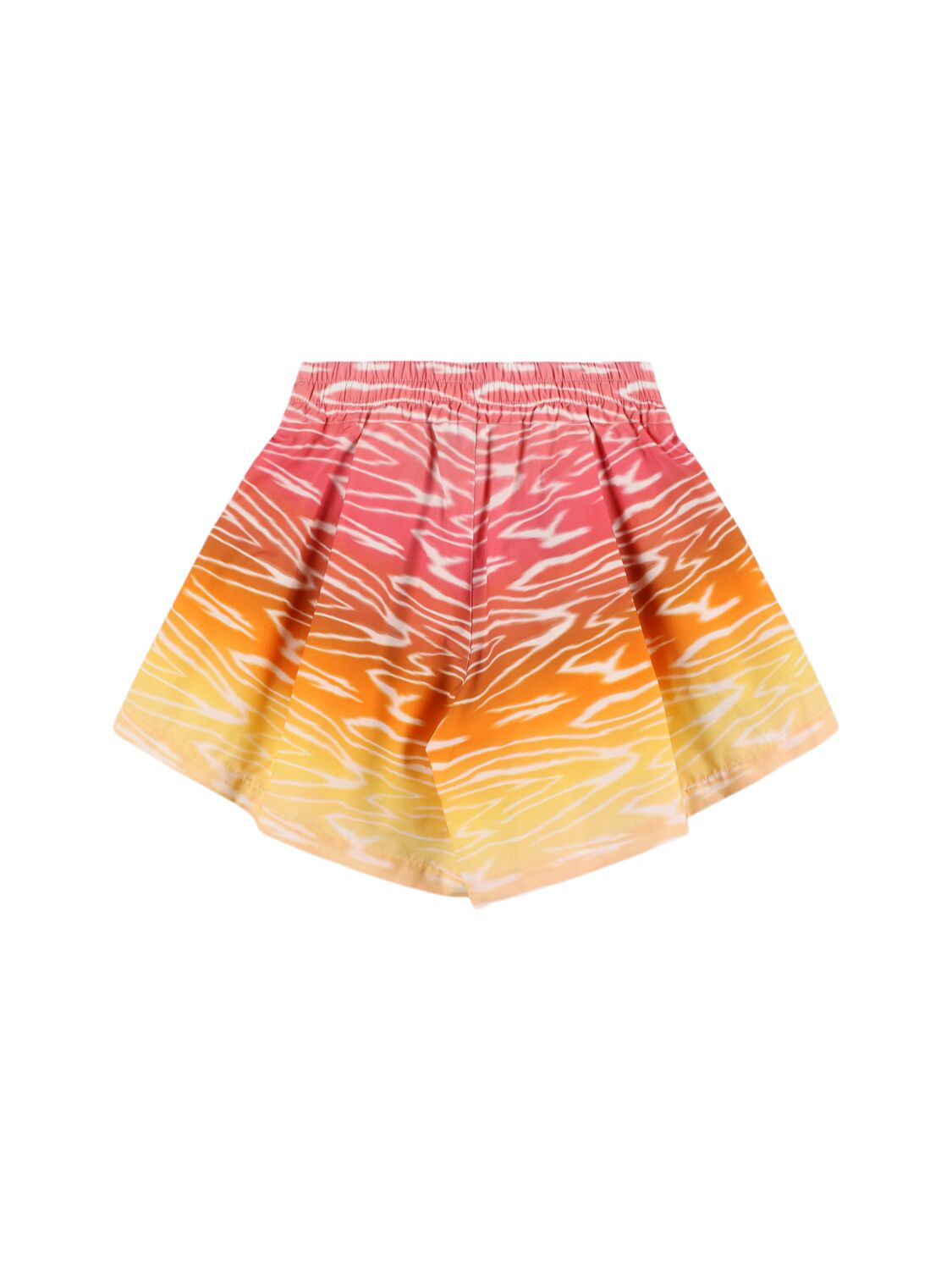 Shop Missoni Cotton Poplin Printed Shorts In Pink,multi