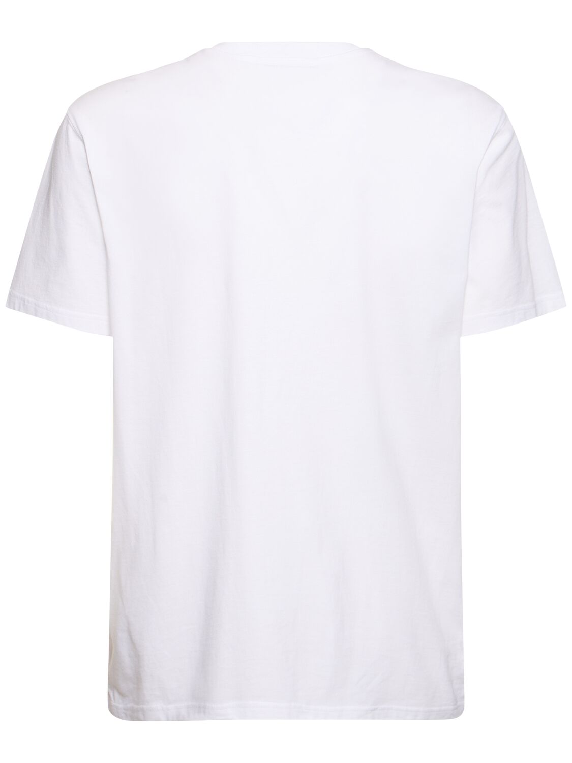 Shop Moschino Heart Safety Pin T-shirt In White