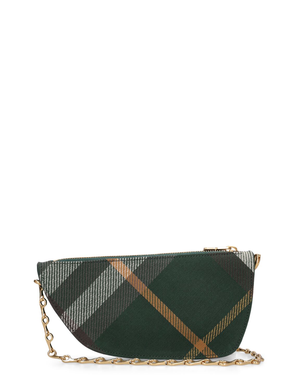 Shop Burberry Ls Micro Shield Shoulder Bag In Ivy Green