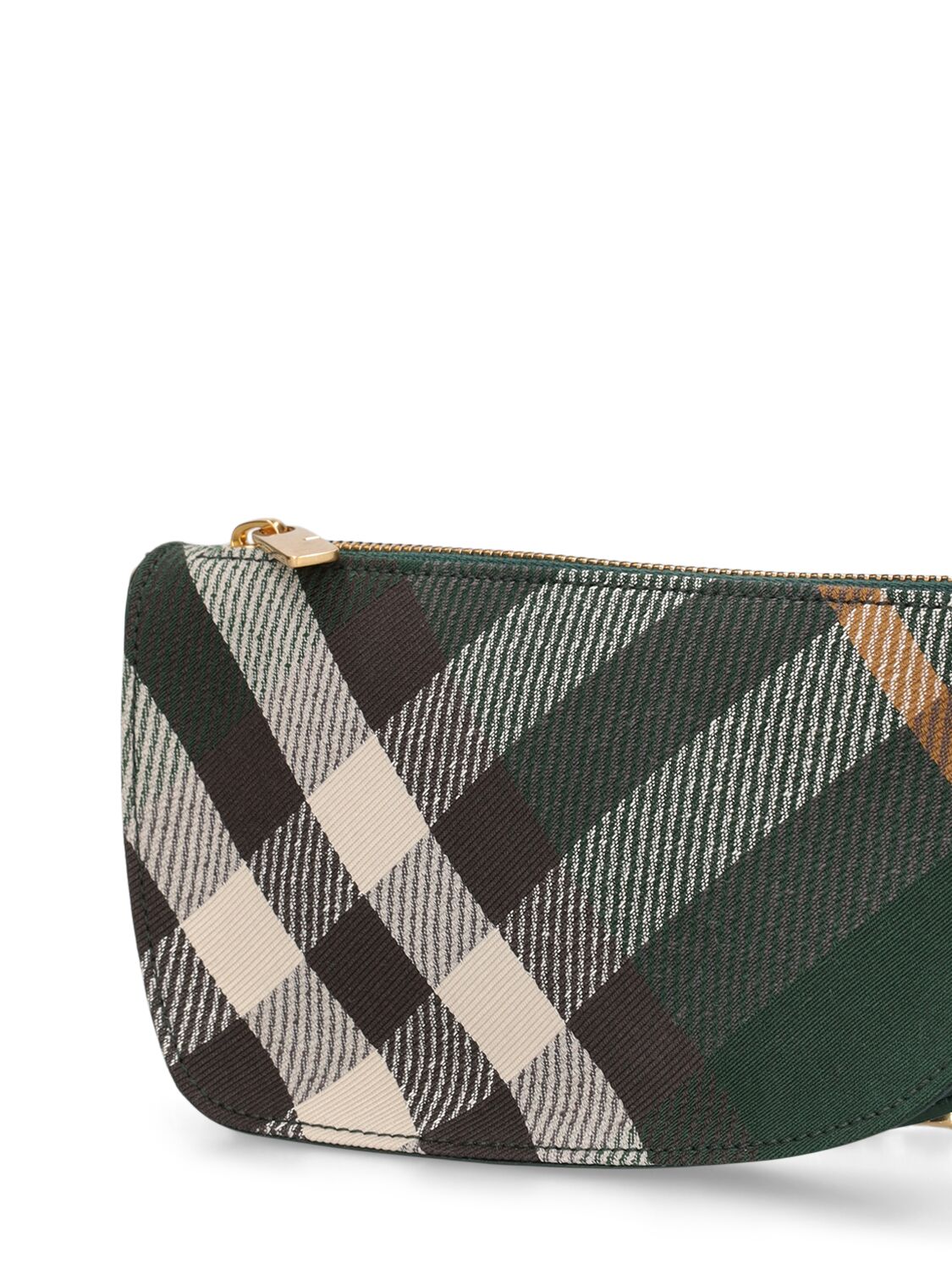 Shop Burberry Ls Micro Shield Shoulder Bag In Ivy Green