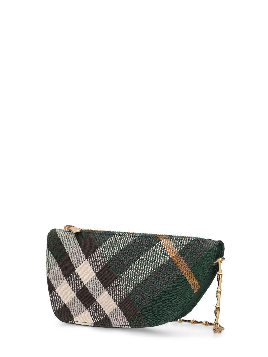 Shop Burberry Ls Micro Shield Shoulder Bag In Ivy Green