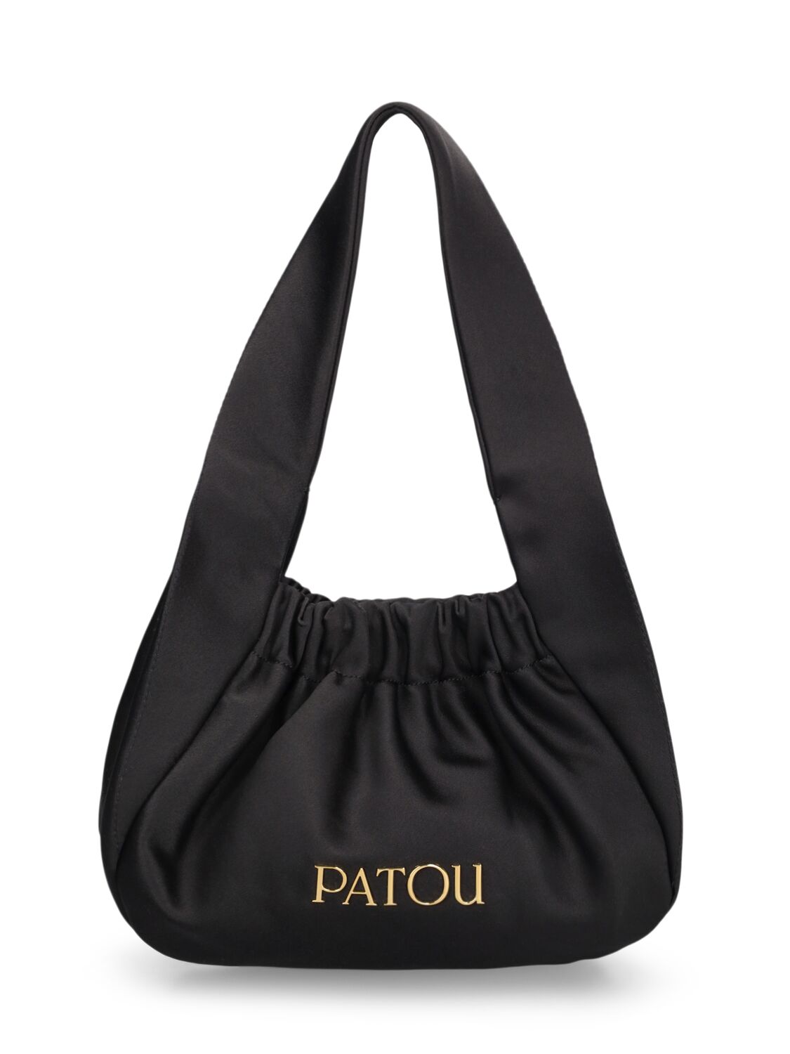 Patou Le Biscuit Pm Shoulder Bag In Black