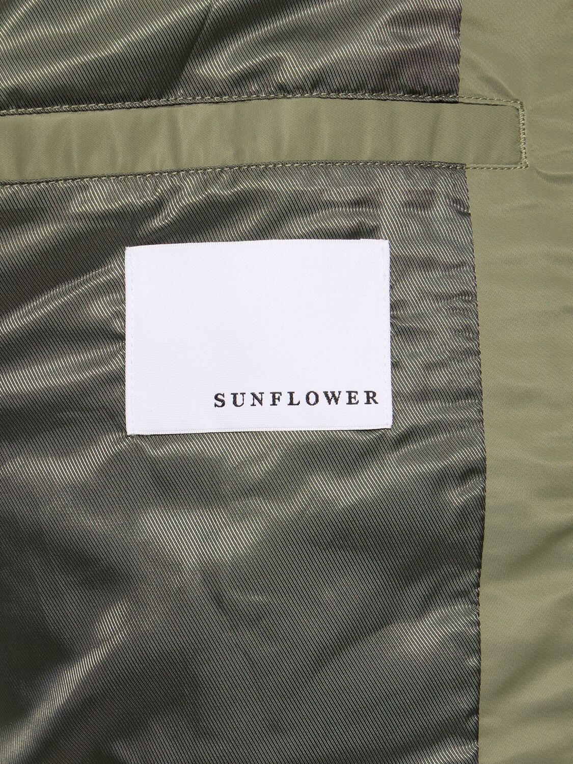 Shop Sunflower Bomber Jacket In Dark Olive