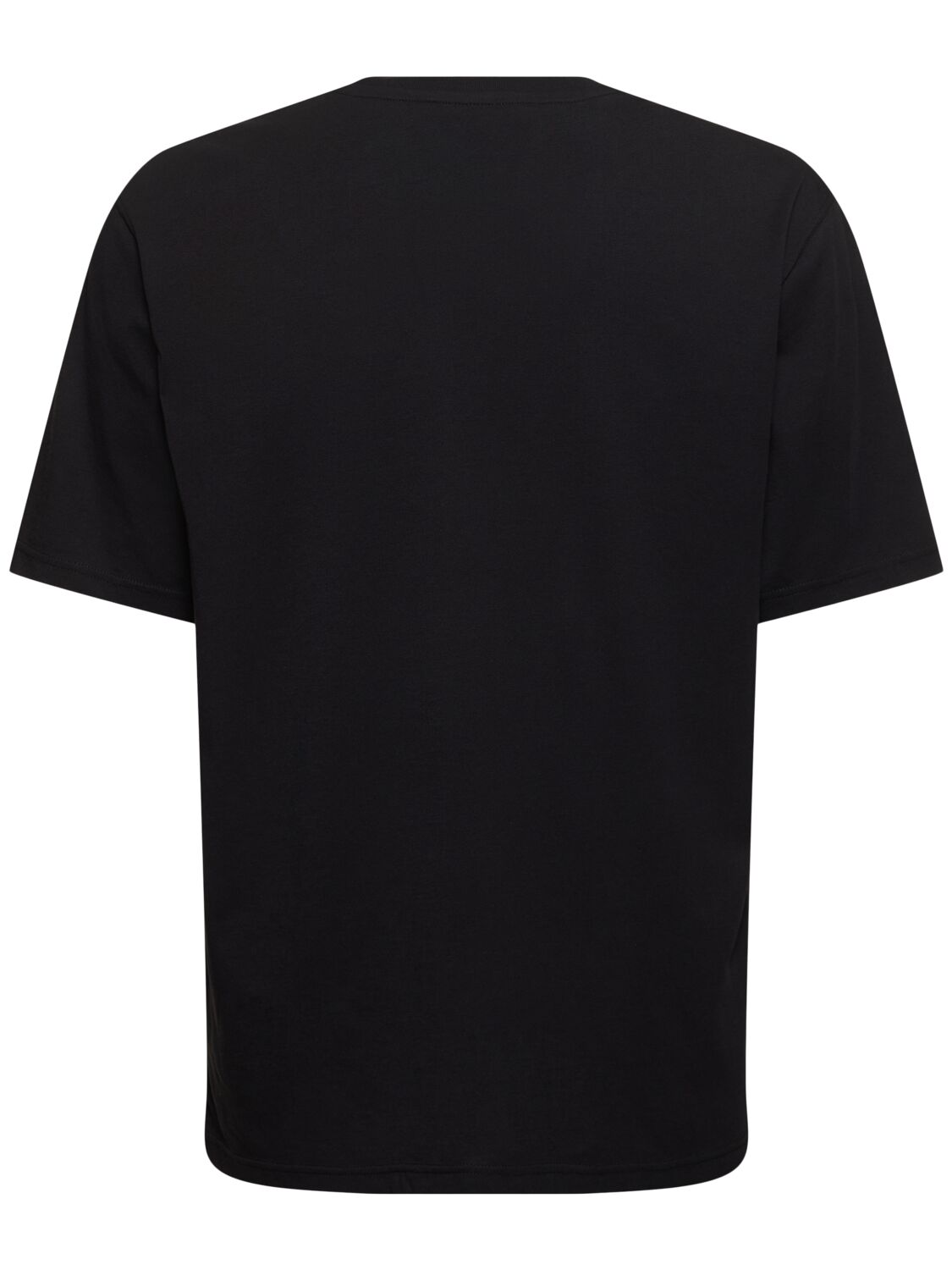 Shop Moschino Archive Graphics Polaroid T-shirt In Black