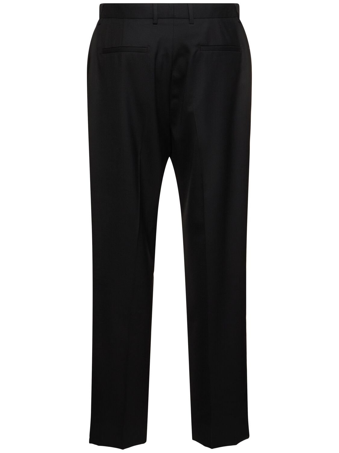 Shop Moschino Tailored Pants In Black