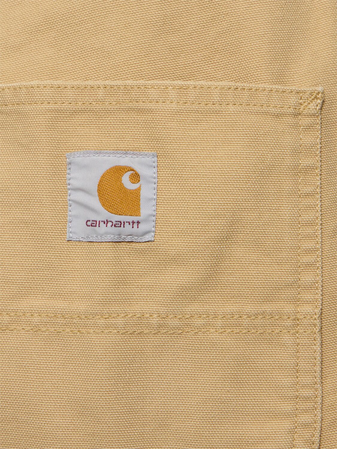 Shop Carhartt Single-knee Shorts In Bourbon Aged