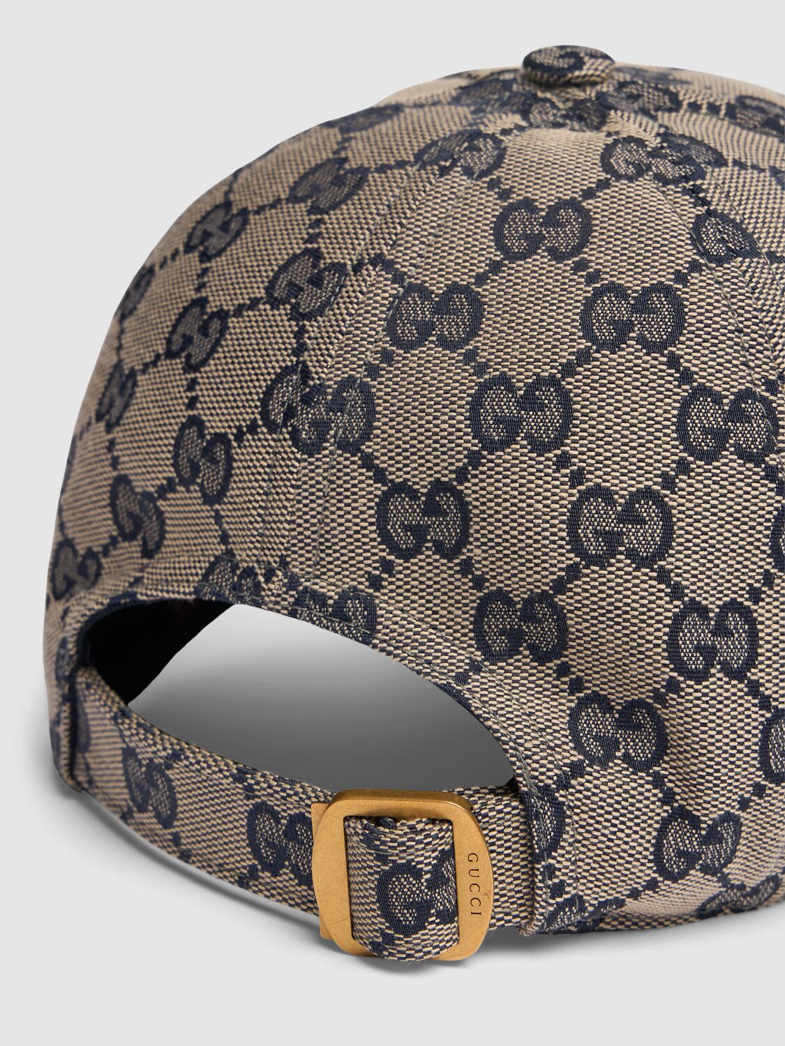 Shop Gucci Original Gg Baseball Hat In Beige,blue