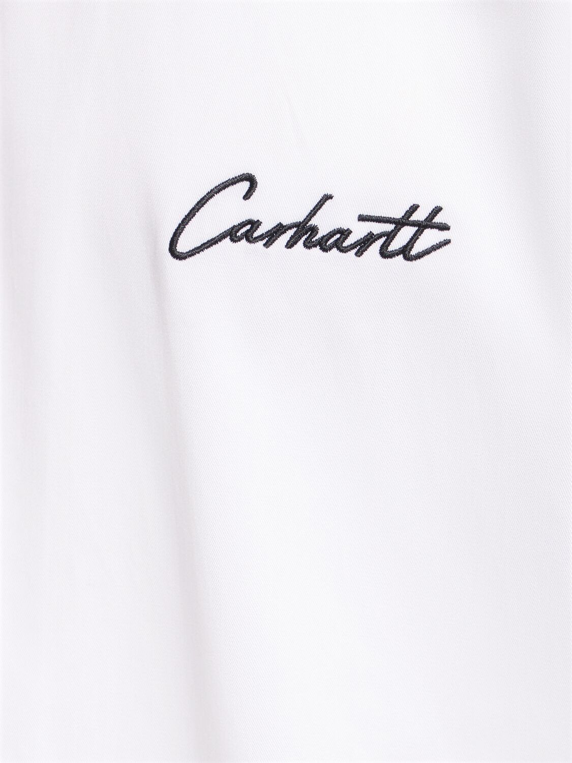 Shop Carhartt Delray Cotton Blend Short Sleeve Shirt In 화이트