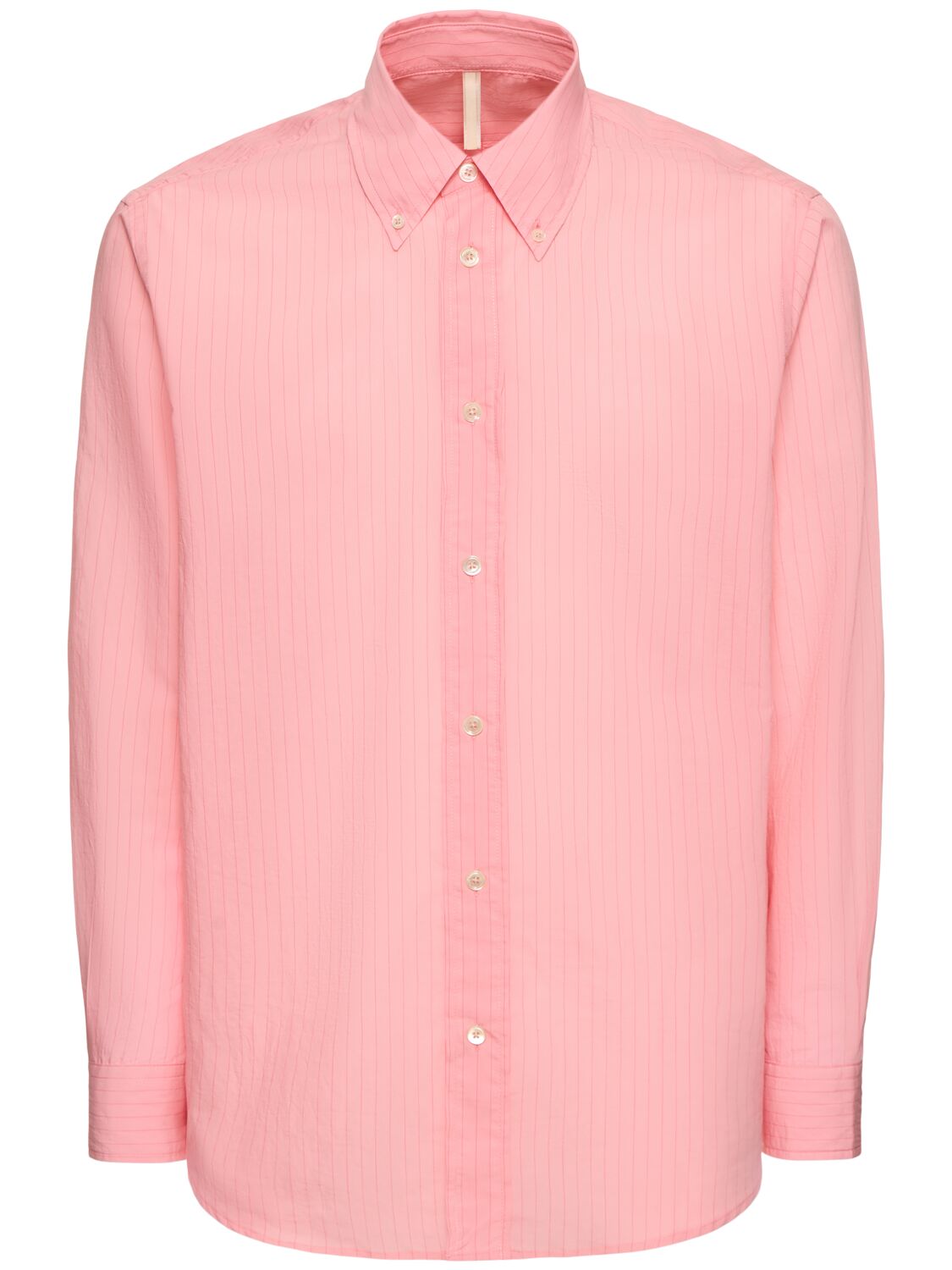 Sunflower Cotton Blend Button Down Shirt In 핑크