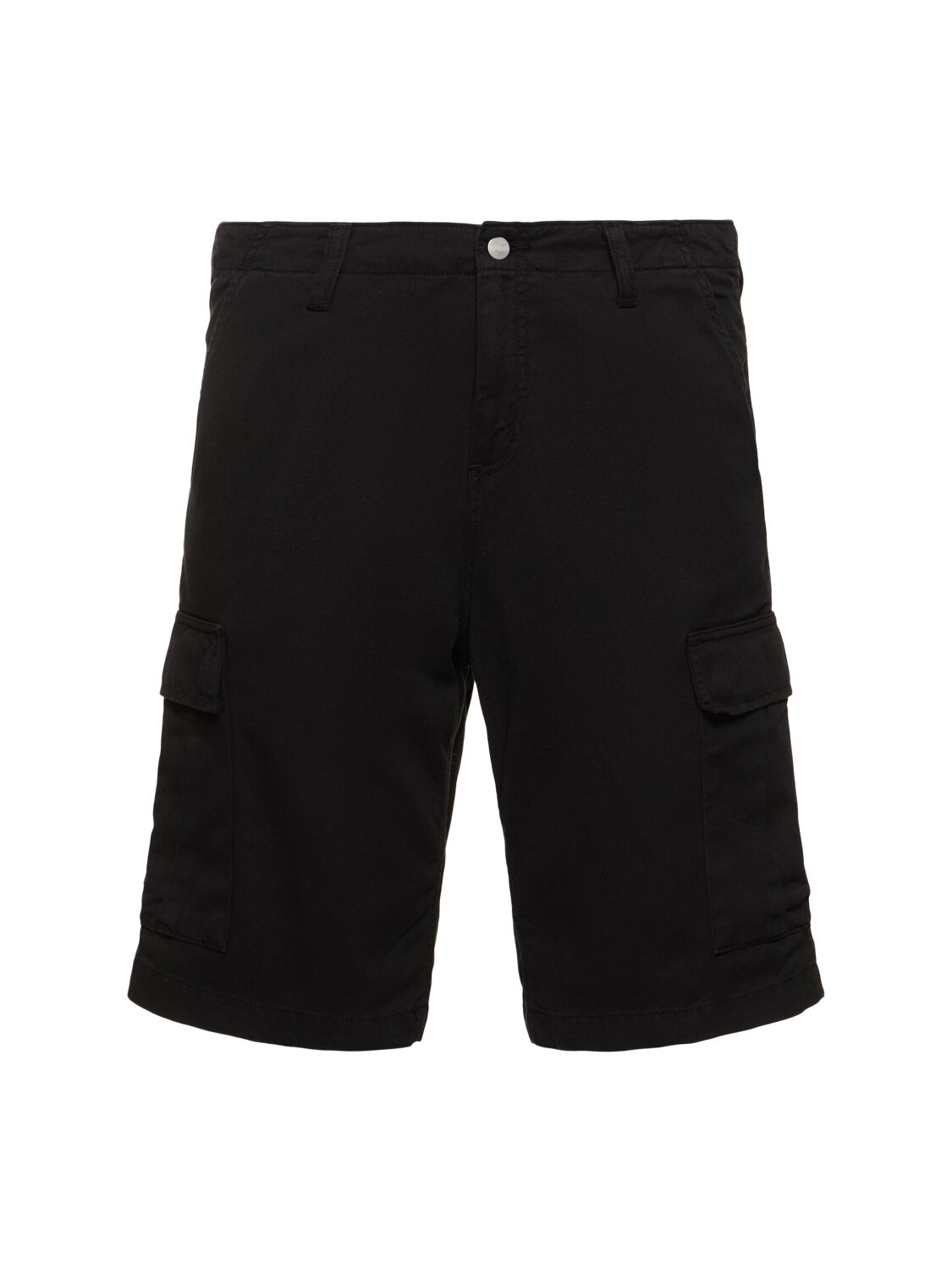 Shop Carhartt Regular Cargo Shorts In Dyed Black