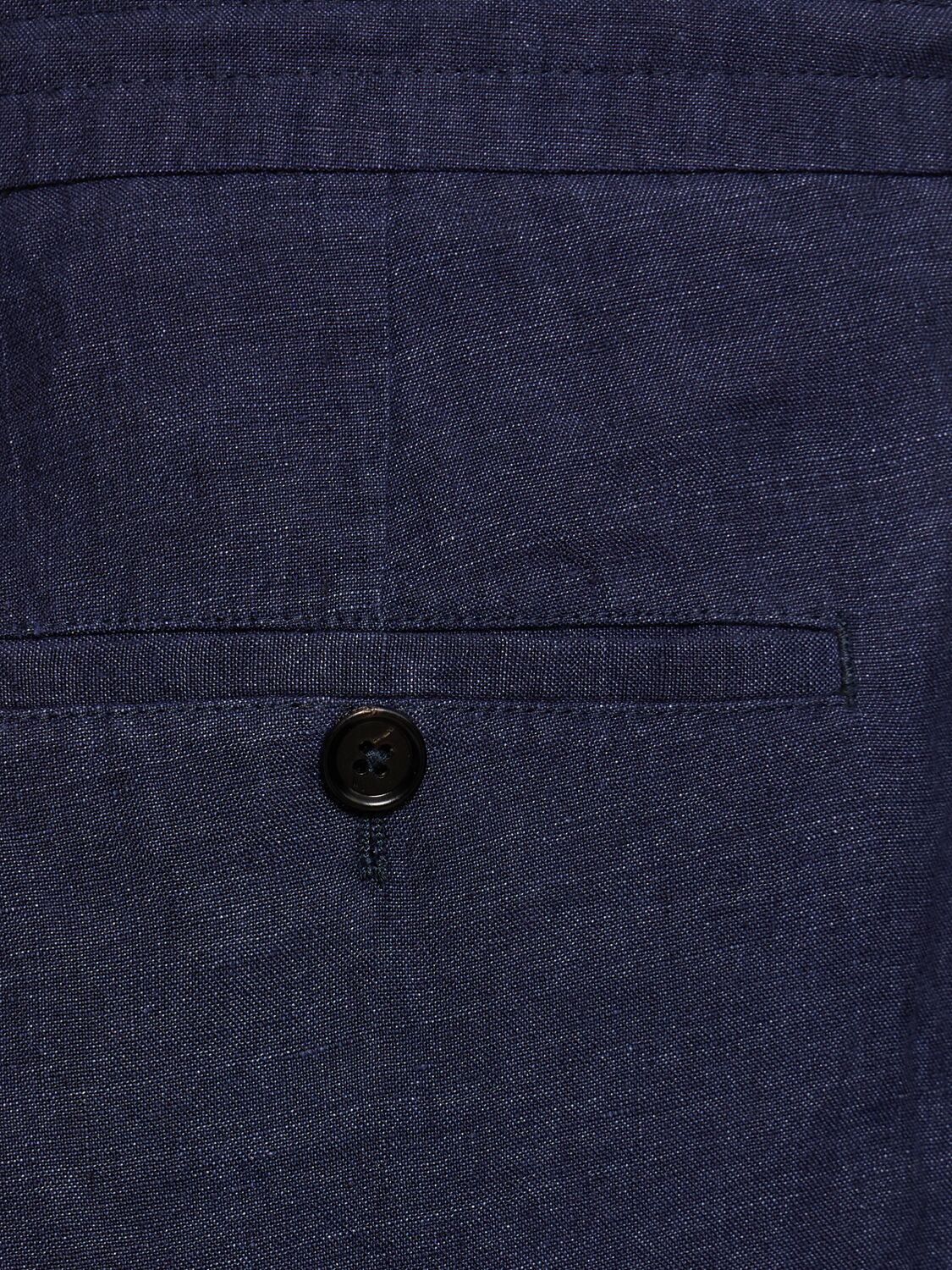 ZEGNA PURE LINEN JOGGERS 