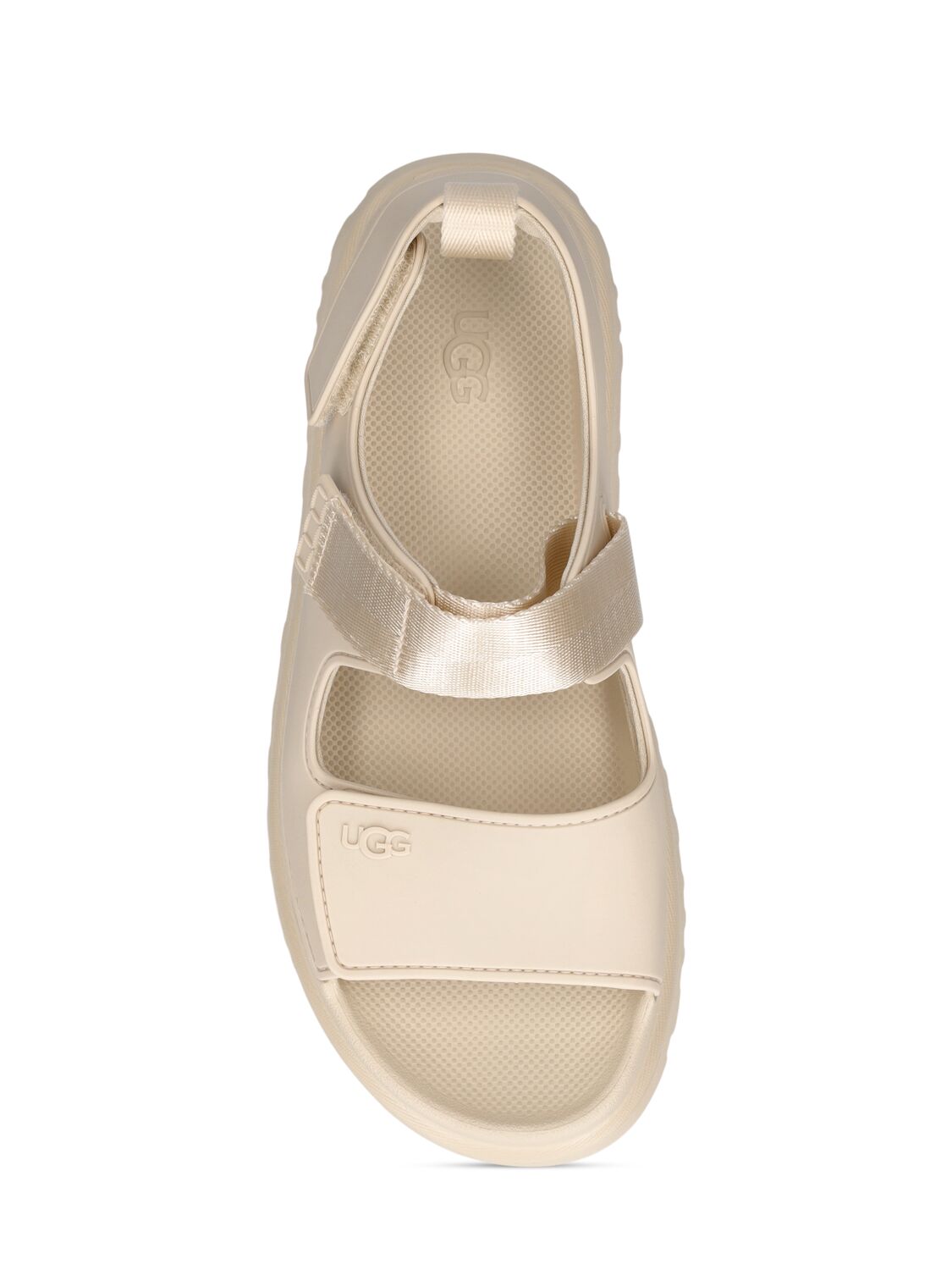 Shop Ugg 20mm Golden Glow Tpu Sandals In Beige