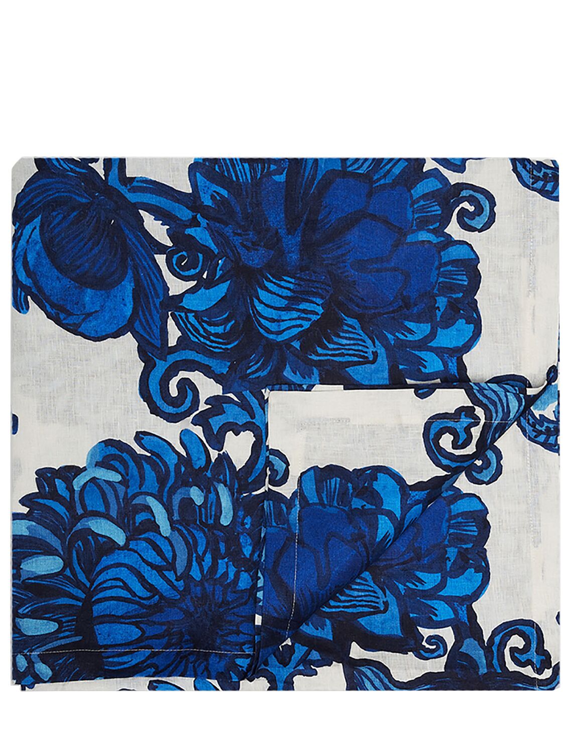 Image of Anemone Medium Linen Tablecloth