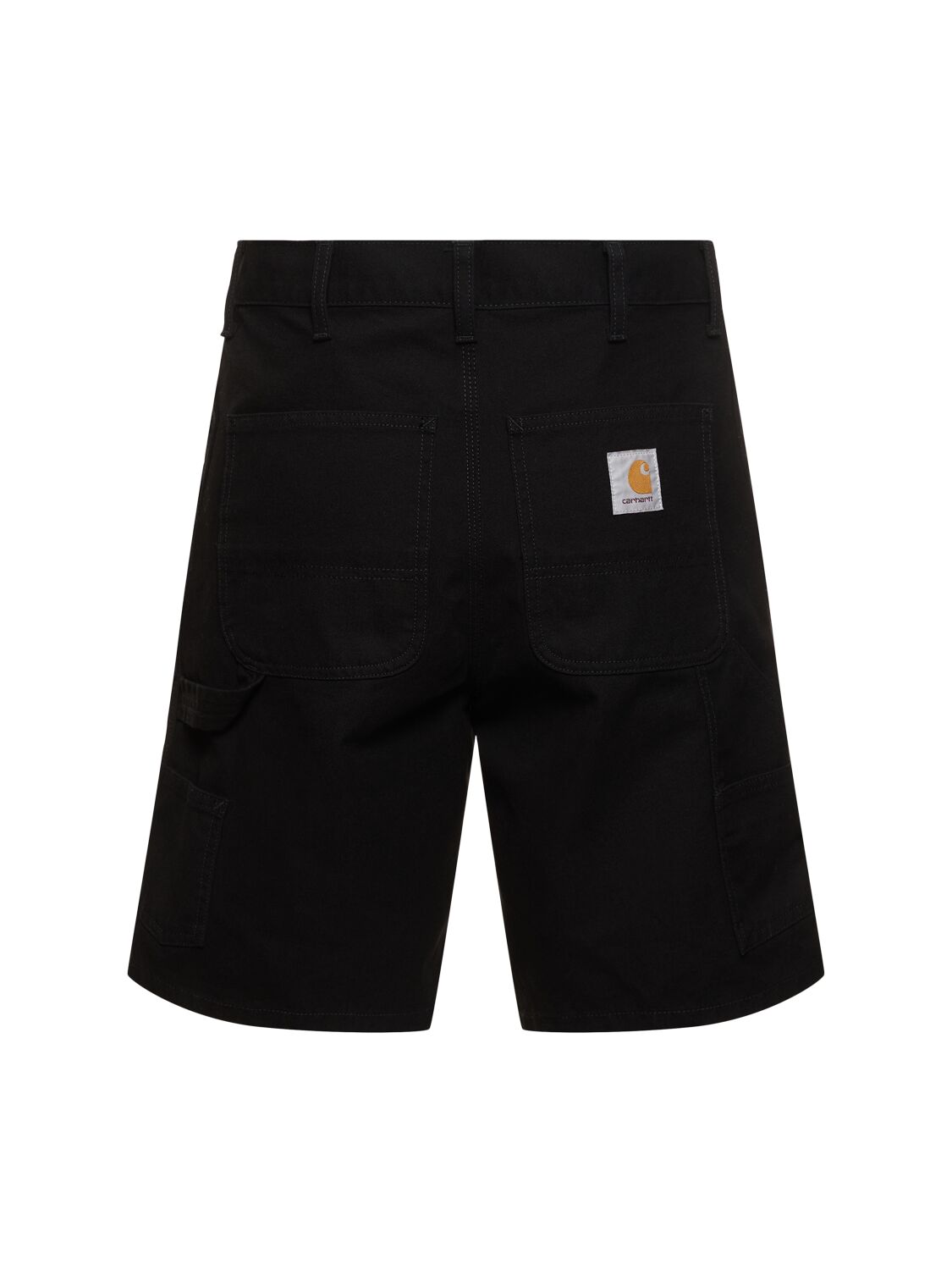 Shop Carhartt Double Knee Shorts In Black