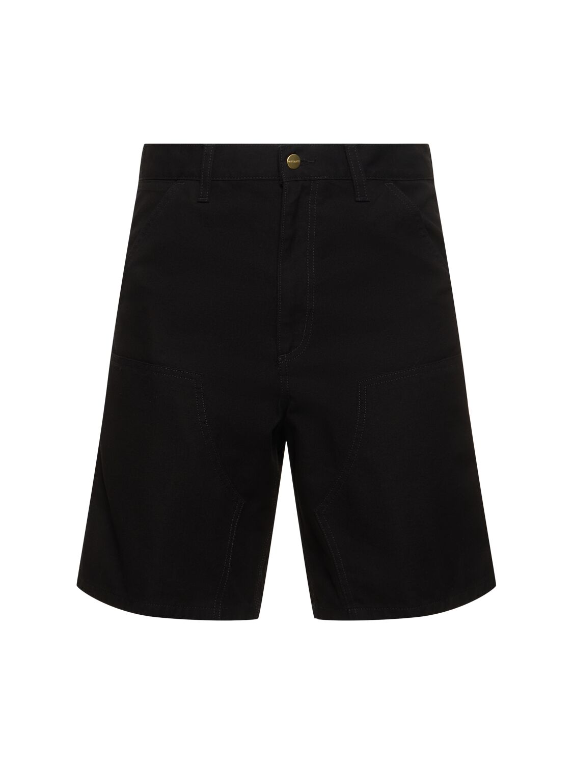 Shop Carhartt Double Knee Shorts In Black