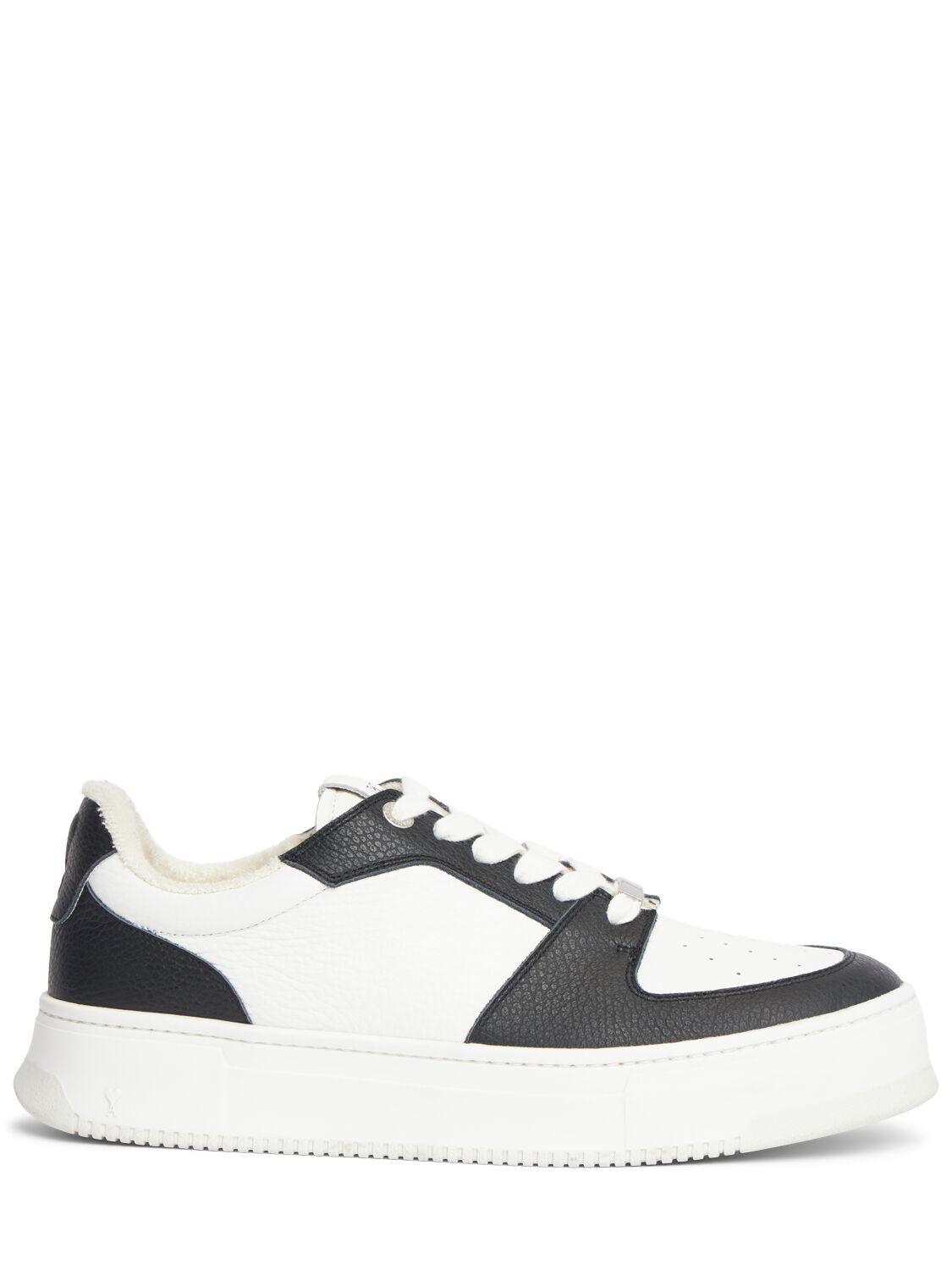 Ami Alexandre Mattiussi New Arcade Lace-up Sneakers In White/black