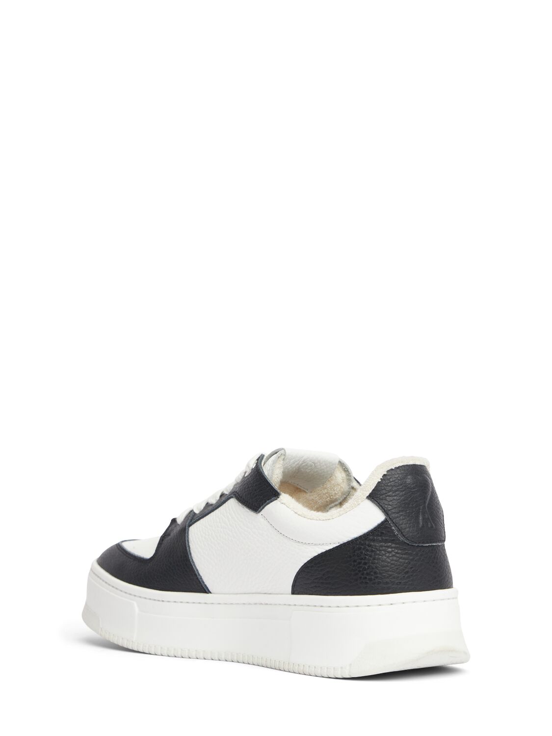 Shop Ami Alexandre Mattiussi New Arcade Lace-up Sneakers In White/black