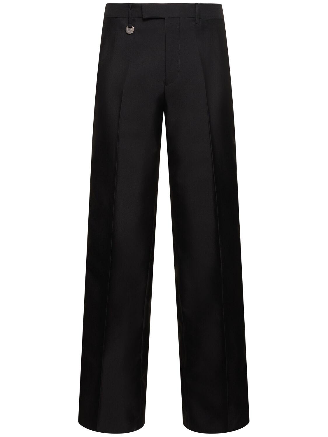 Burberry Tuxedo Wool & Silk Trousers In Black