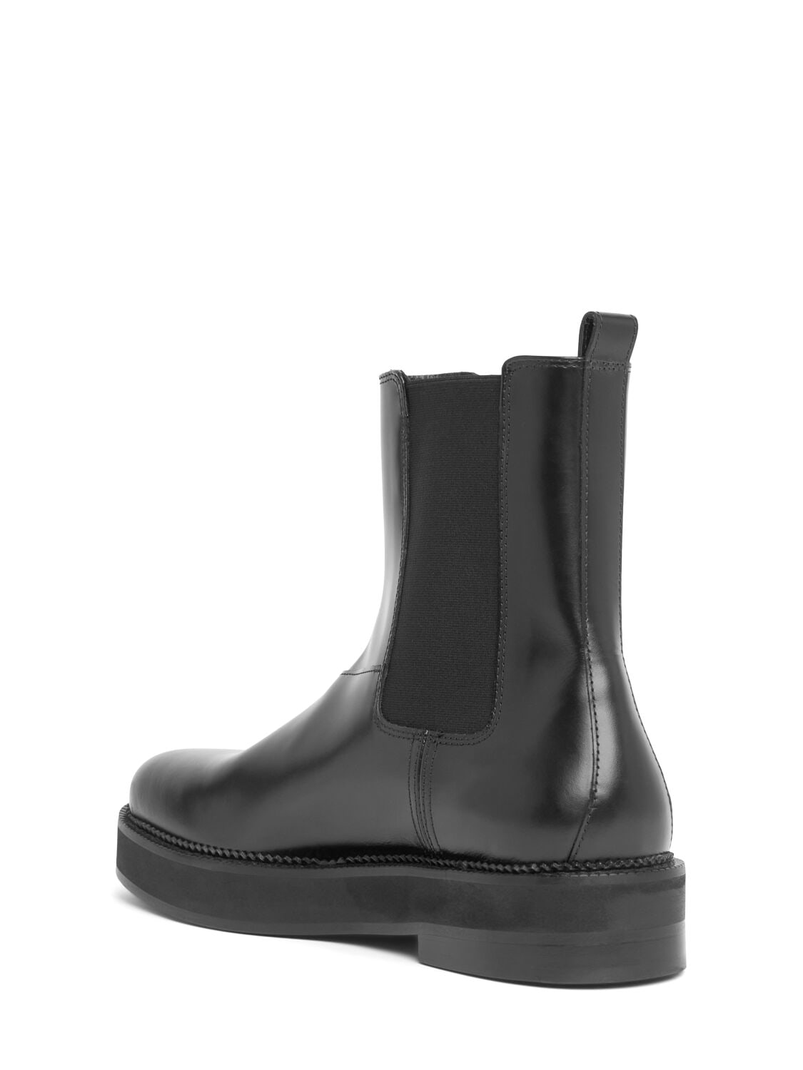 Shop Ami Alexandre Mattiussi Anatomical Toe Chelsea Boots In Black