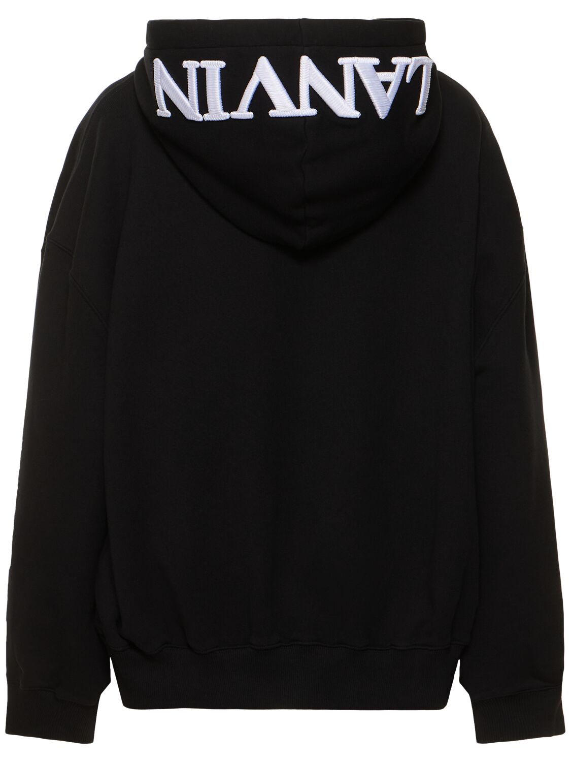 Lanvin Curb Sweatshirt Hoodie In Black