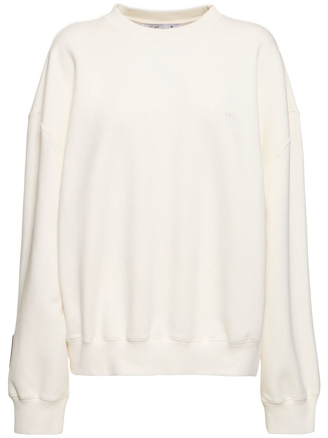 Lanvin Printed Long Sleeve T-shirt In White