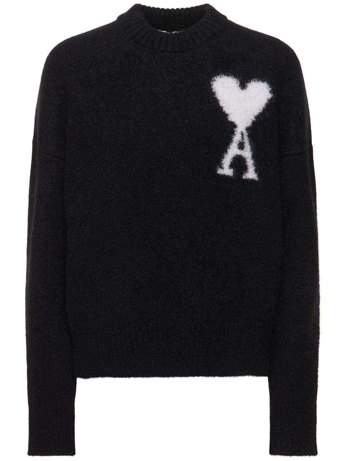 Adc Hairy Alpaca Blend Knit Crew Sweater