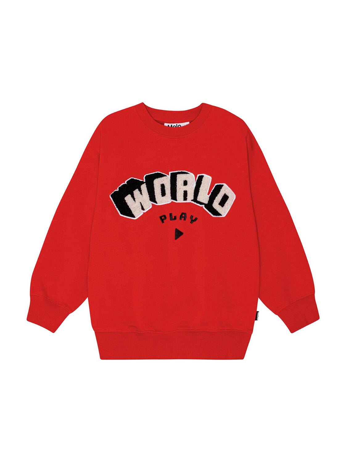 Molo Kids' Organic Cotton Sweatshirt In Red