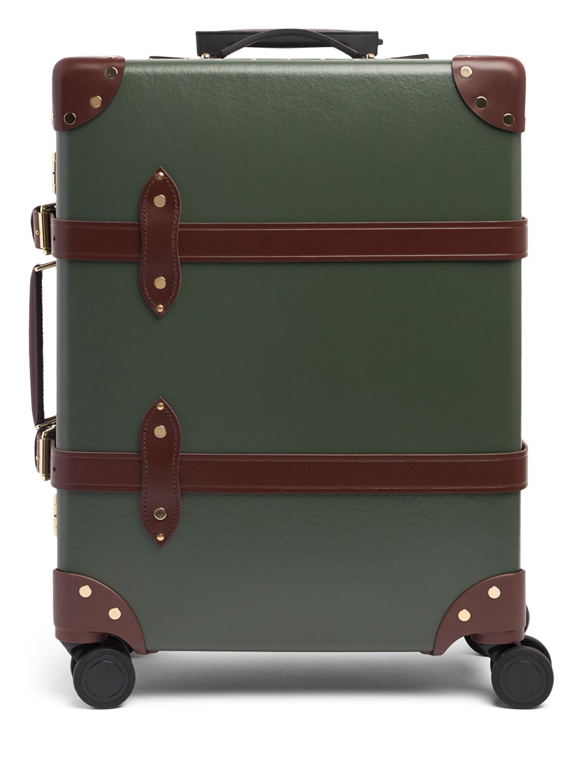 Globe-trotter 4x Wheel Carry-on Case In Green