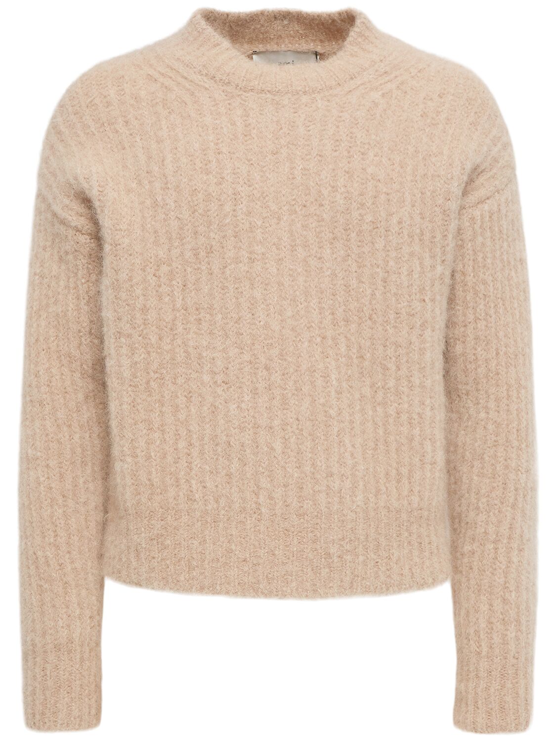 Ami Alexandre Mattiussi Stricksweater Aus Mohairmischung In Beige