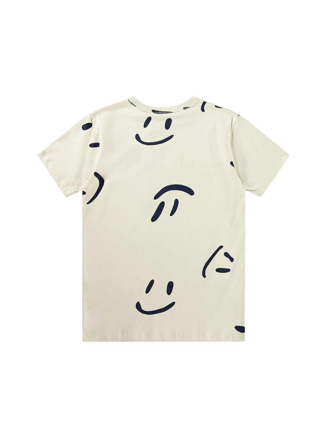 Shop Molo Printed Organic Cotton Jersey T-shirt In Cream