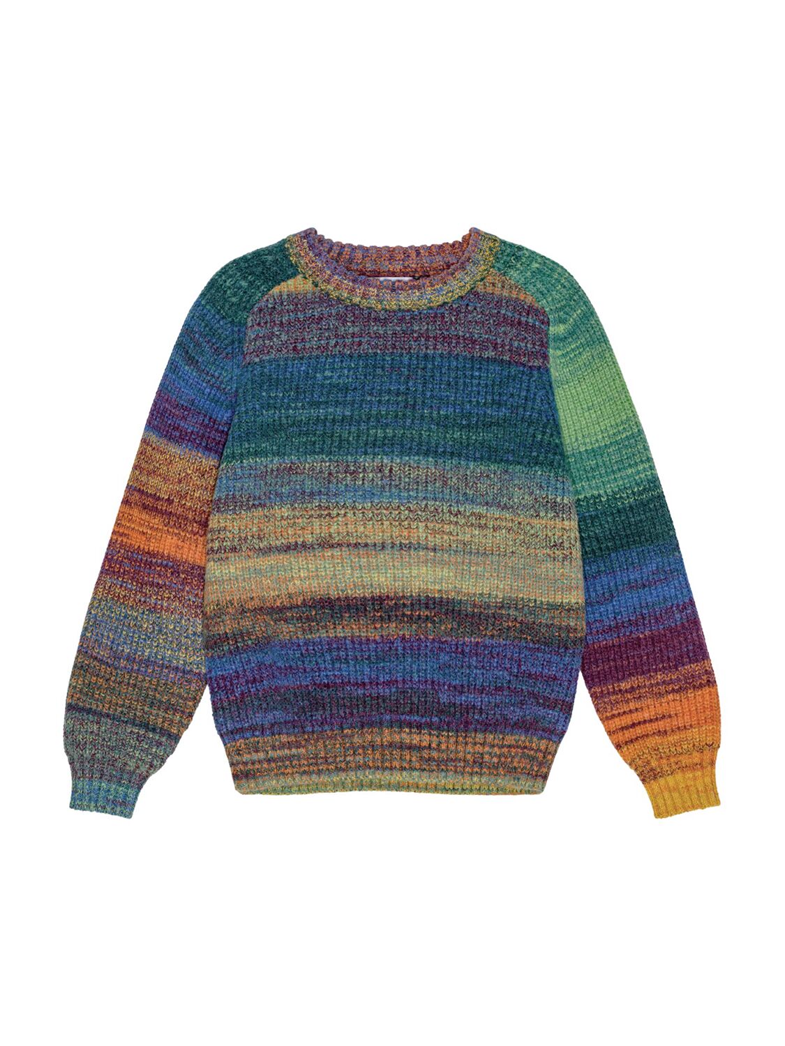 Molo Wool Blend Knit Sweater In Multicolor