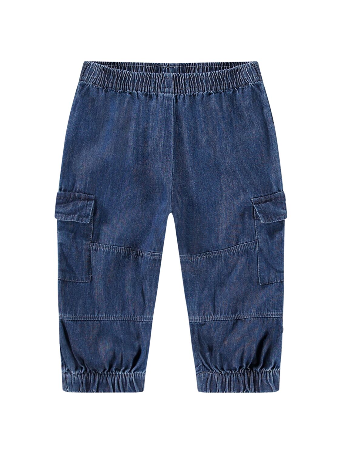 Molo Organic Cotton Denim Pants In Blue