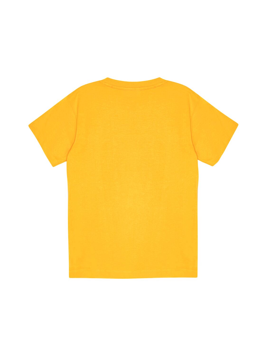 Shop Molo Printed Organic Cotton Jersey T-shirt In Yellow