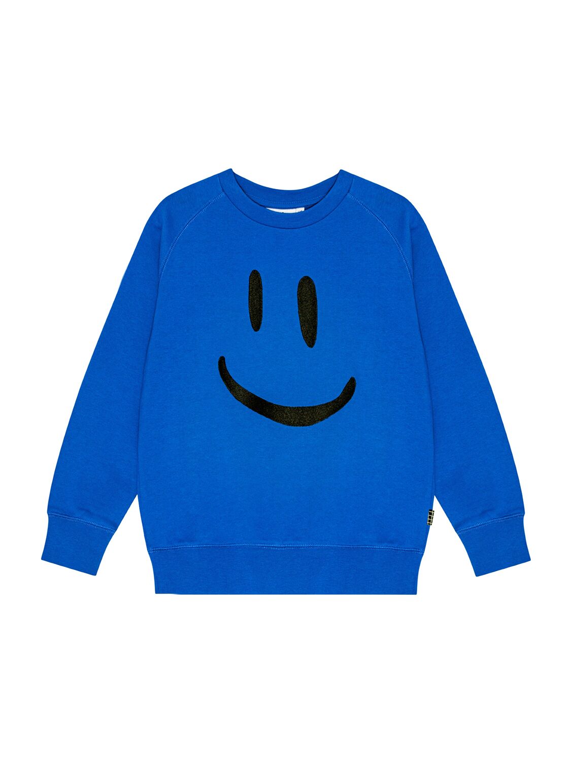 Molo Printed Organic Cotton Sweatshirt In Blue