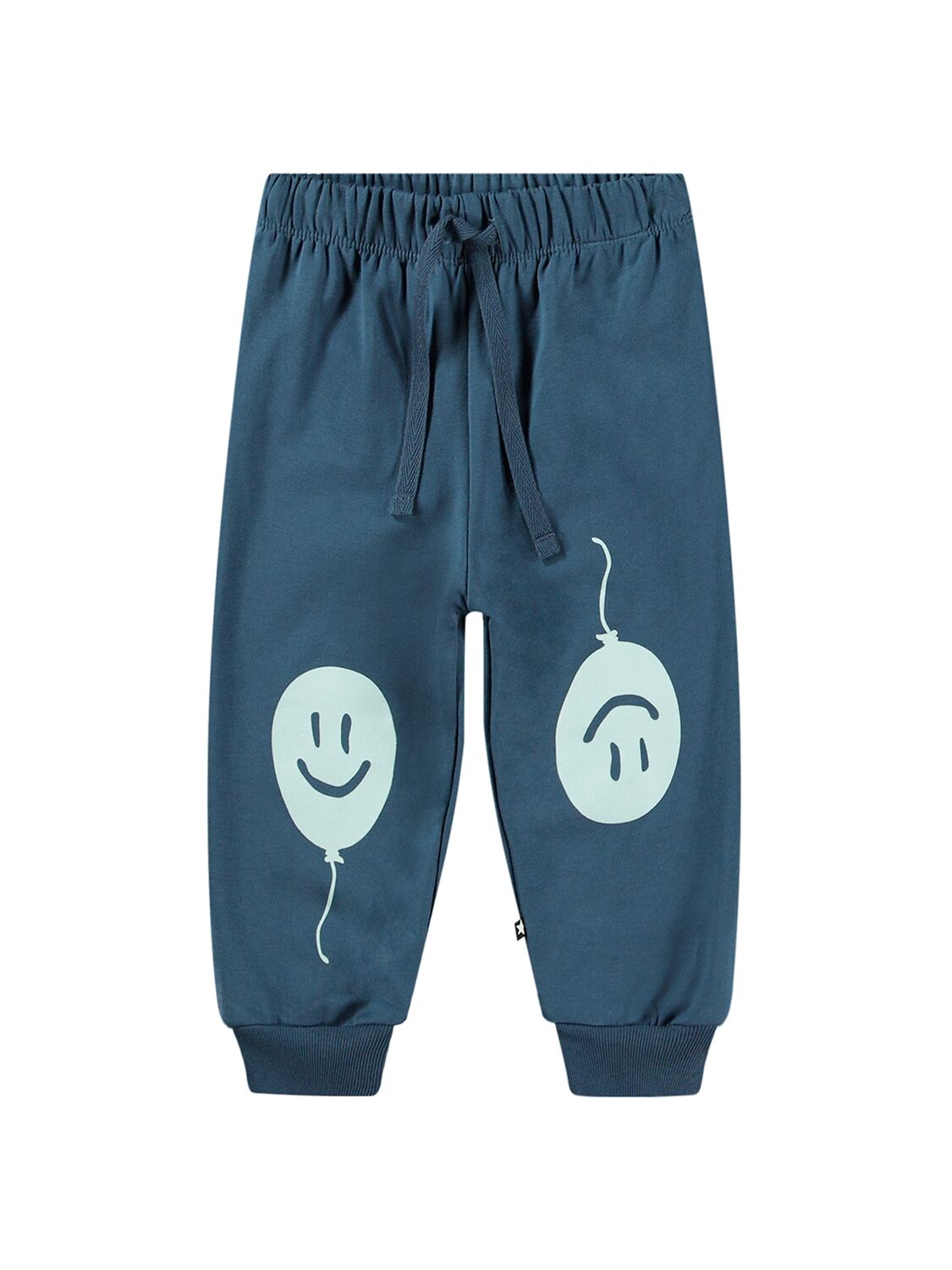 Molo Organic Cotton Sweatpants In Blue