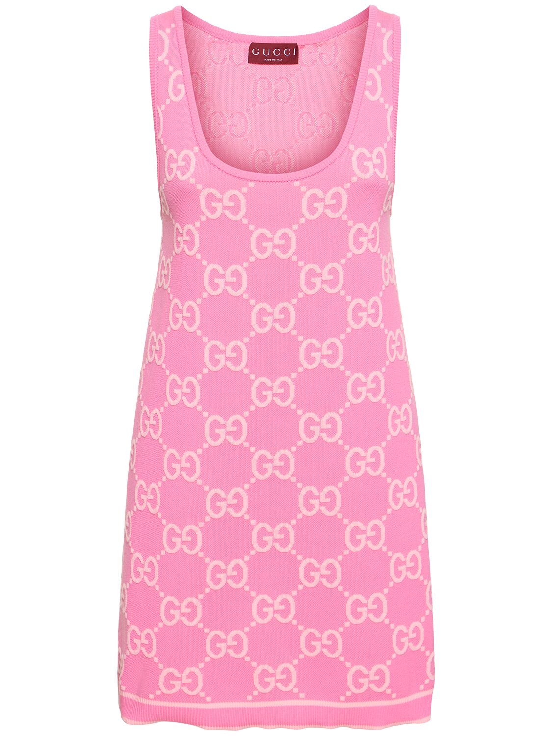Gucci 棉质连衣裙 In Pink