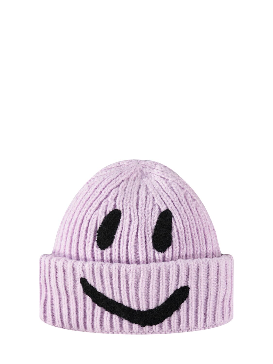 Molo Embroidered Recycled Polyester Beanie In Light Purple