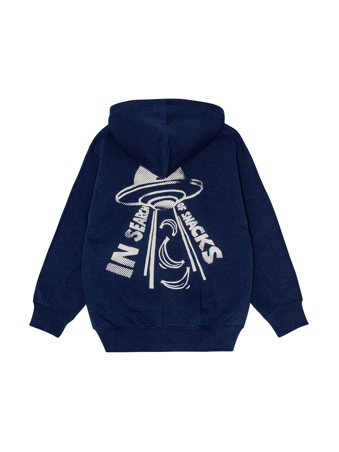 Shop Molo Cotton Blend Zip Hoodie In Blue