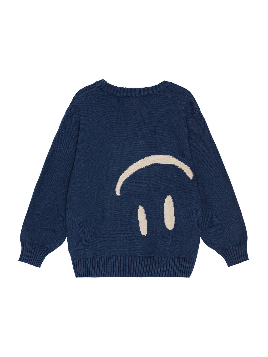 Shop Molo Cotton & Wool Knit Sweater In Blue